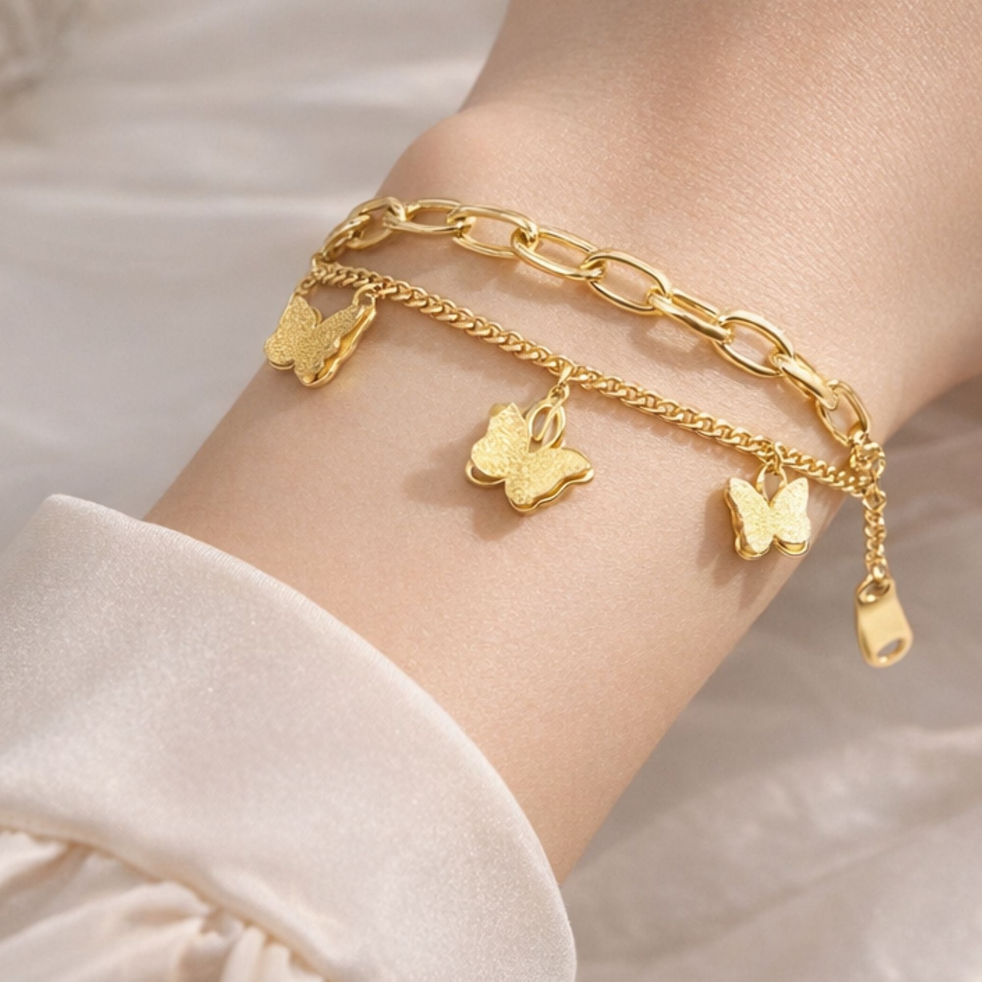 Butterfly Charm Bracelet