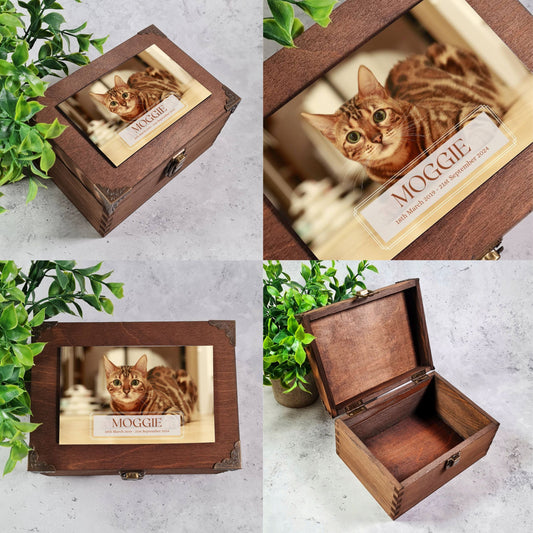 Cat Ashes Keepsake – Pet Loss Presents – Cat Remembrance Gifts
