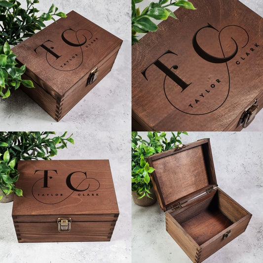 Custom Logo Wooden Box for Events, Shops, and Corporate Gifts