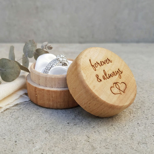 Forever and Always Ring Box