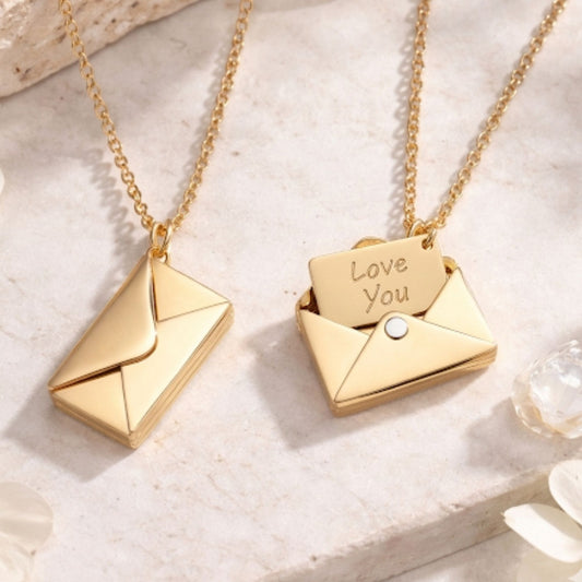 Love Letter Envelope Pendant Necklace