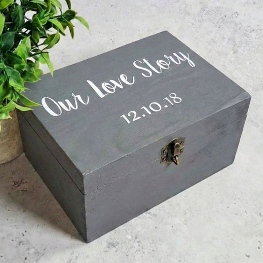 Our Love Story Memory Box I Letters To Bride Box
