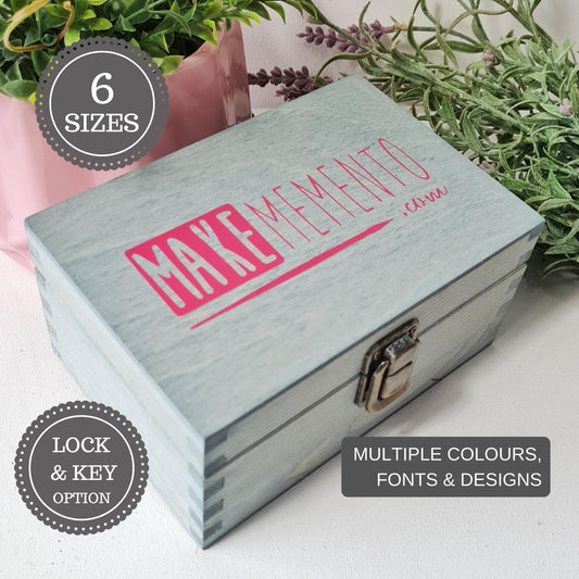 Personalised Business Logo Box I Custom Wood Corporate Gift Box