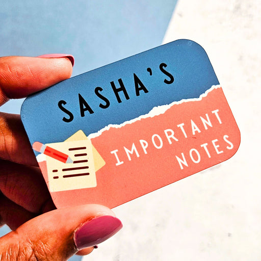 Personalised Important Notes Magnet