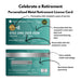 Personalised Retirement Metal Licence Card