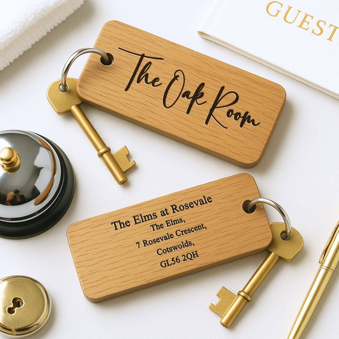 Personalised Room Name Keyring