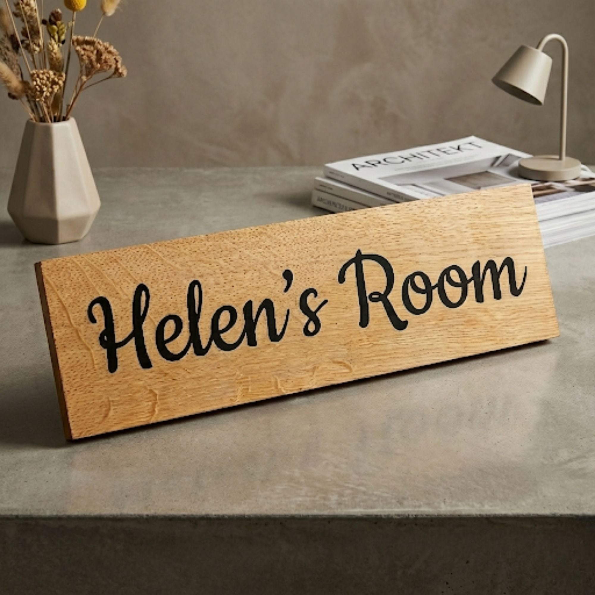 Personalised Room Plaque