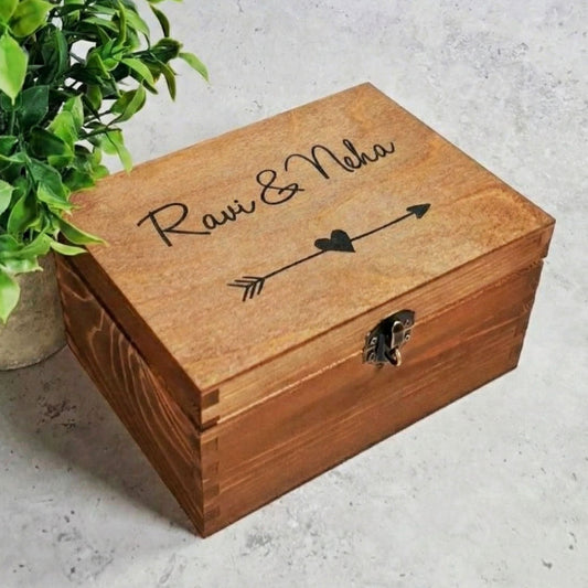 Sentimental Gift for Husband Wife I Couple Love Anniversary Memory Box - 6 Sizes Small to XLarge