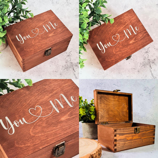The Perfect 5th Anniversary Gift: Custom 'You & Me' Couples Memory Box
