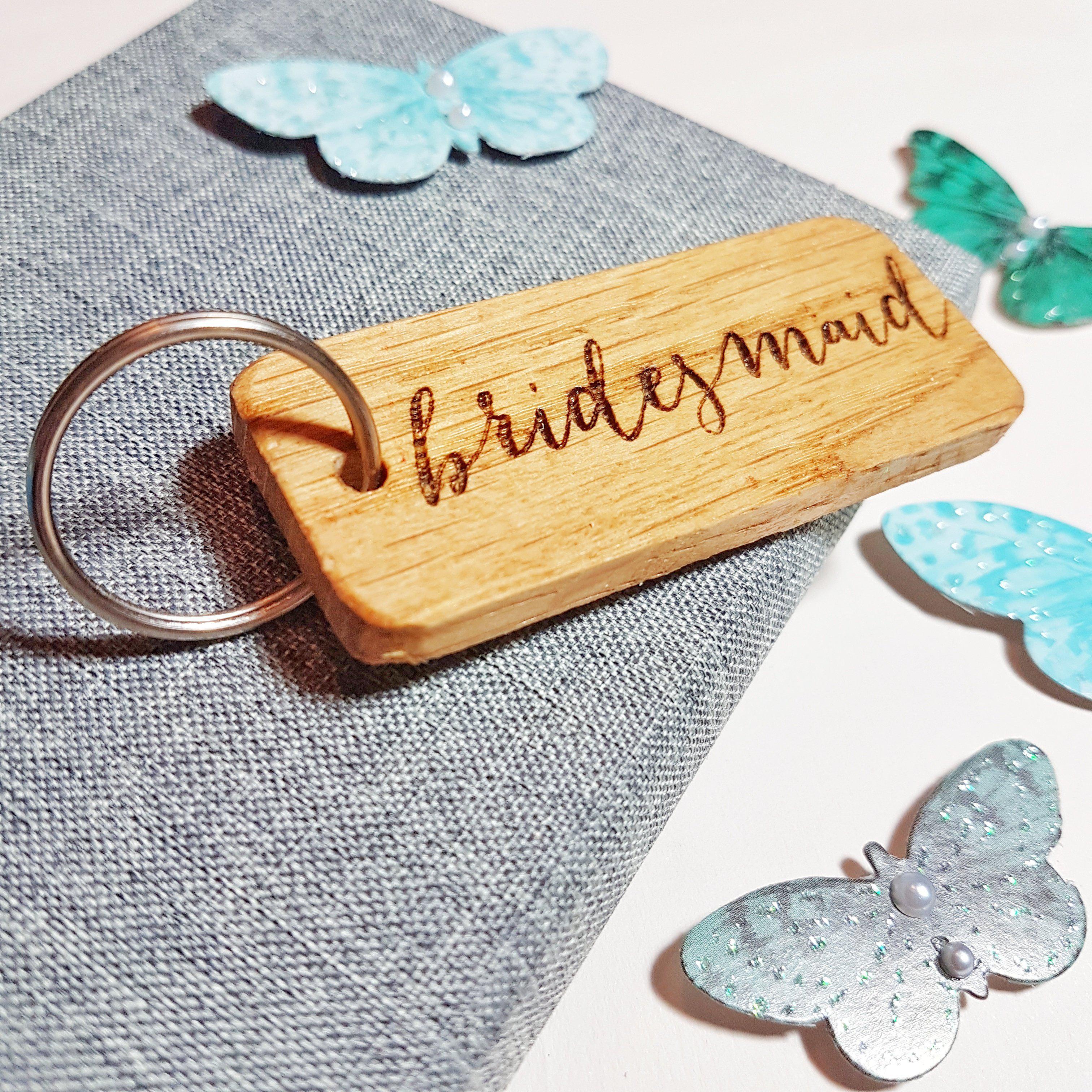 Bridesmaid keyring