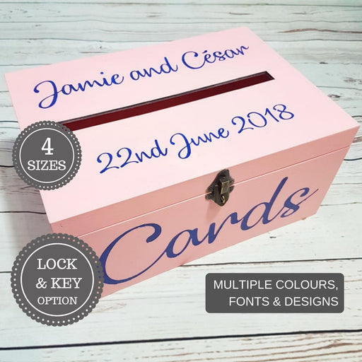 Colourful Wedding Card Box