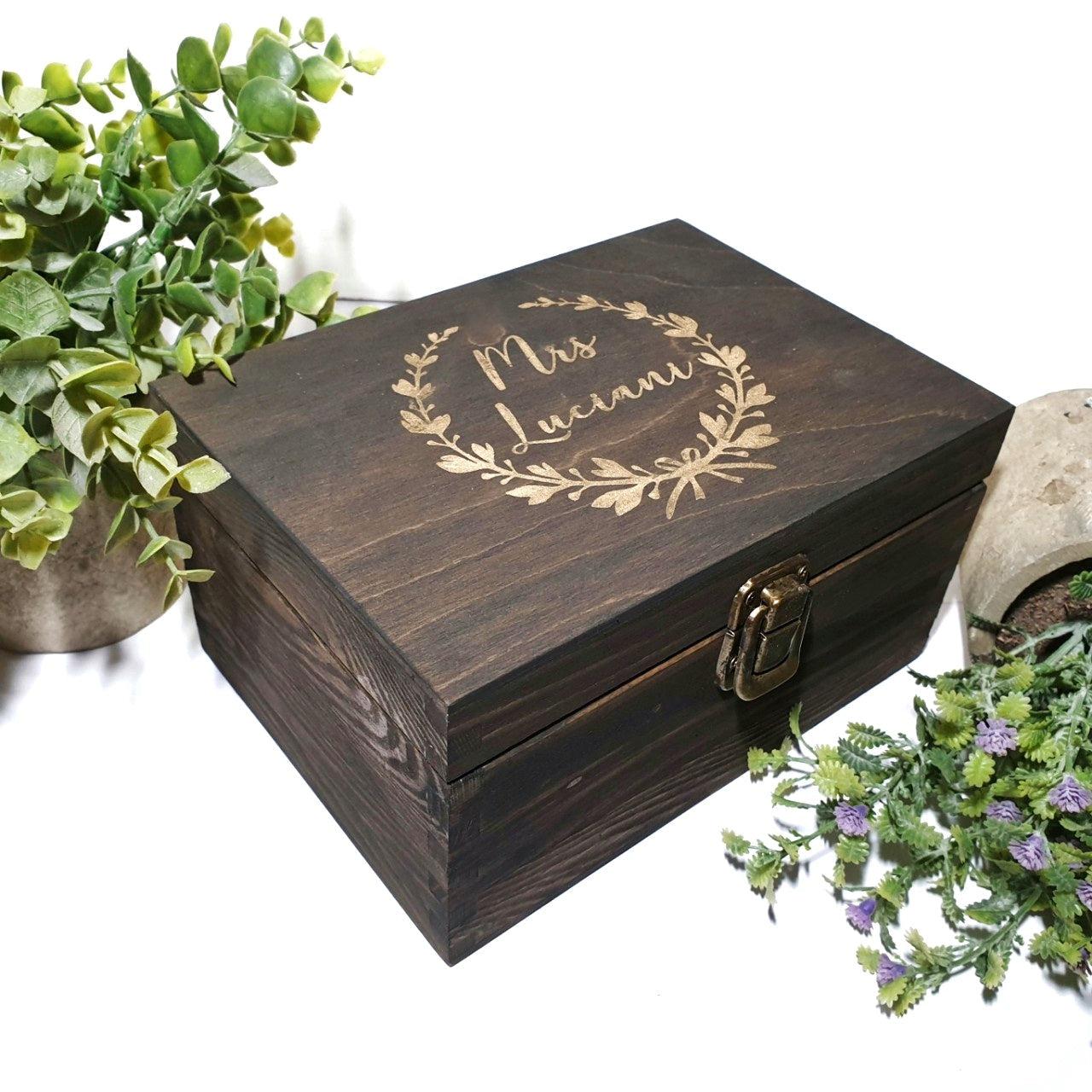 Engraved Teacher Thank You Present I Classroom Assistant Keepsake Box