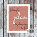 Failing To Plan Is Planning To Fail Printable Poster