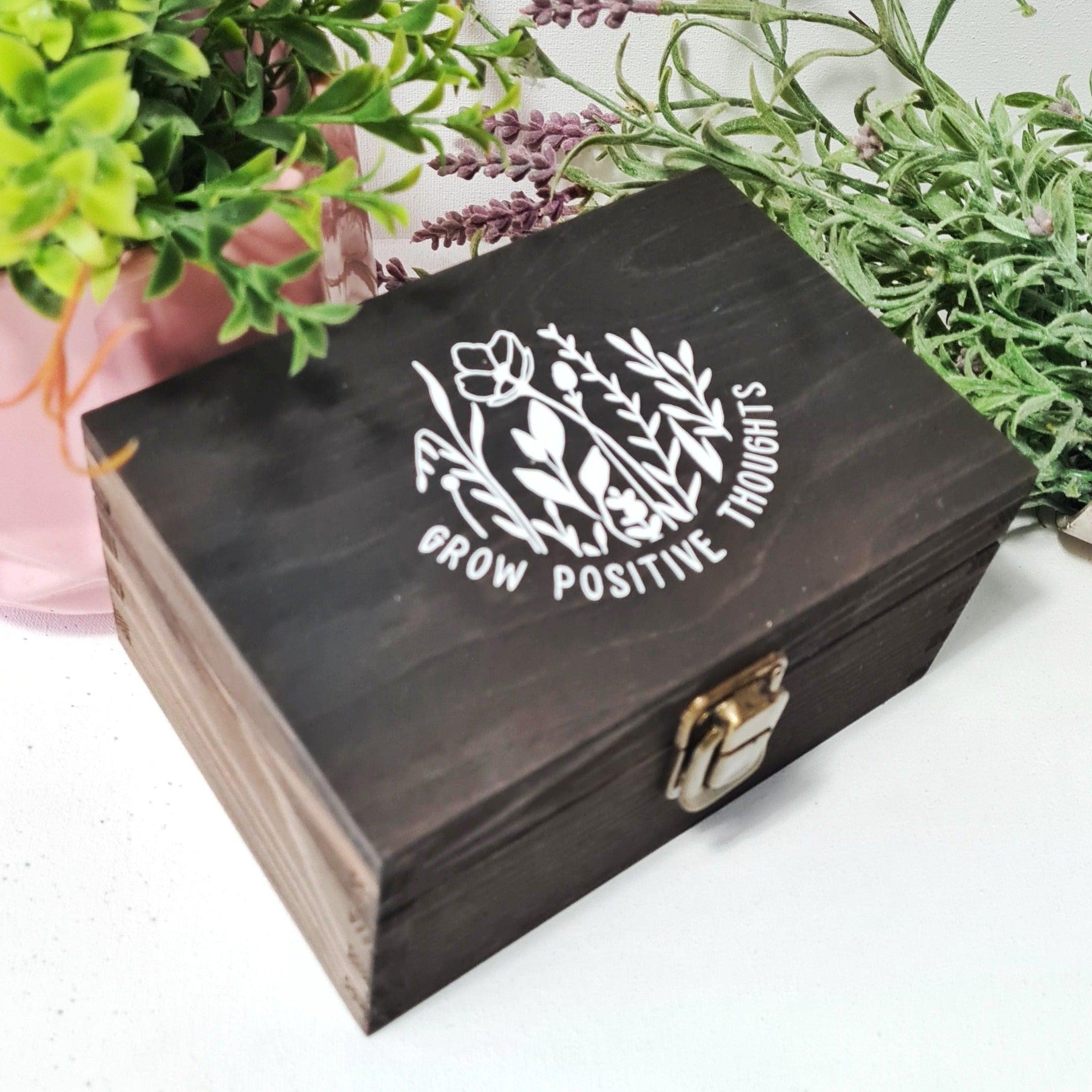 Floral Wellbeing Keepsake Box I Happiness Memory Box