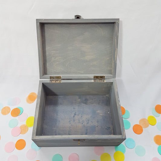 Personalised 1st Anniversary Couples Gift I Wedding Date Memory Box - 6 Sizes Small to XLarge