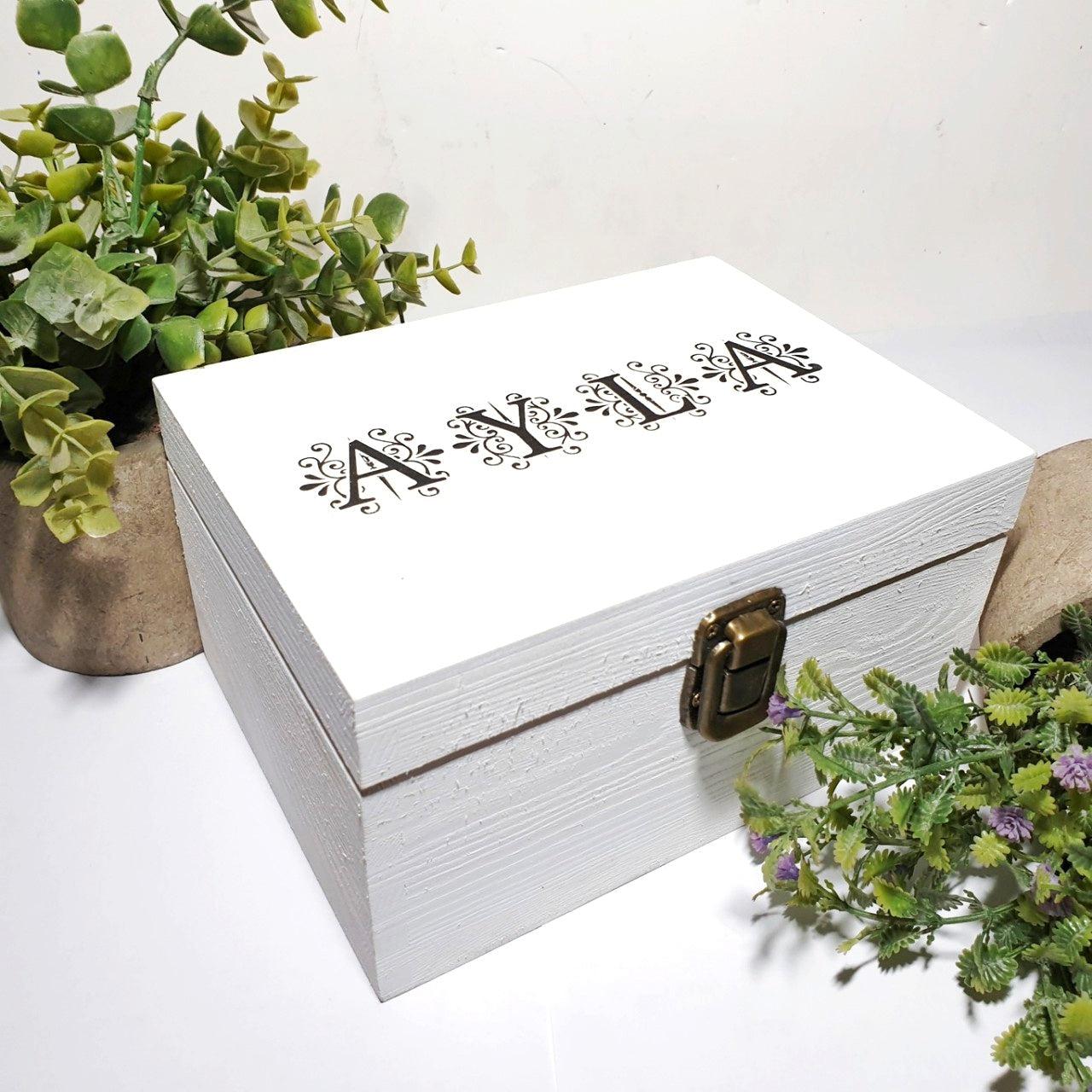 Personalised Birthday Make Up Box Gift I Wedding Make Up Bridal Box