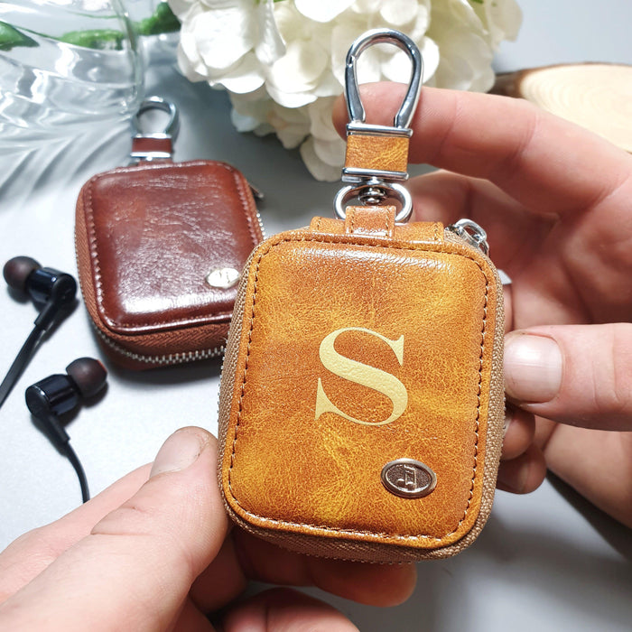 Personalised Headphone Case I Earphone Pouch I Birthday Gift for Him Her