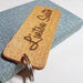 Personalised Hotel Guesthouse Wood Keyring I Name Fob