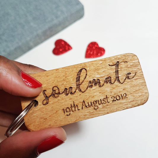Personalised Soulmate Keyring