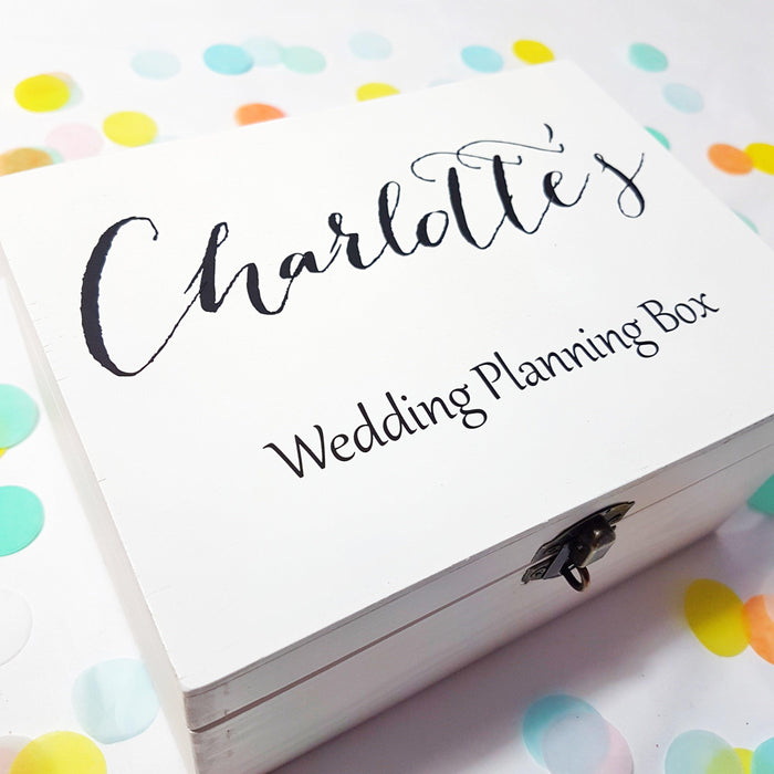 Personalised Wedding Planning Box