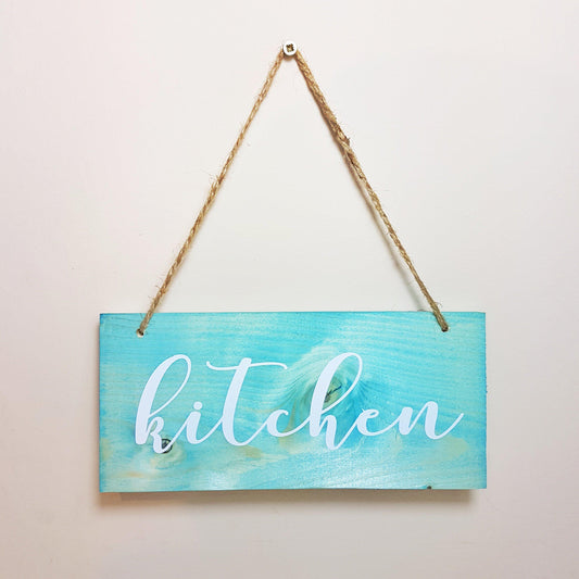 Wooden Kitchen Sign