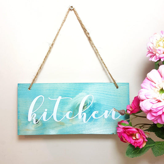 Wooden Kitchen Sign