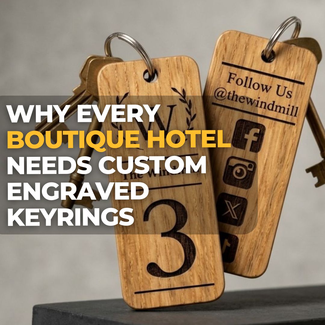 Why Every Boutique Hotel Needs Custom Engraved Keyrings I The Keyring Maker Blog I Make Memento