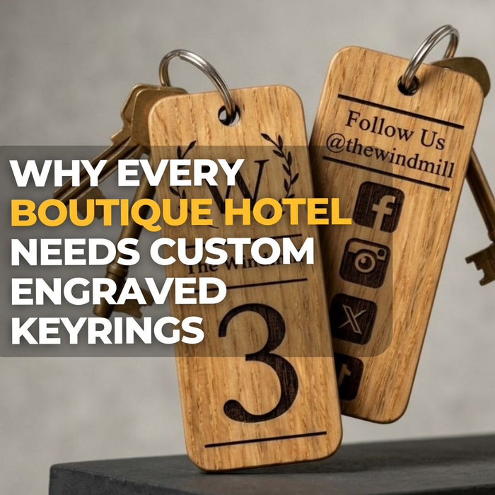 Why Every Boutique Hotel Needs Custom Engraved Keyrings I The Keyring Maker Blog I Make Memento