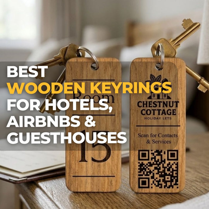 Best Wooden Keyrings for Hotels, Airbnbs & Guest Houses I Make Memento