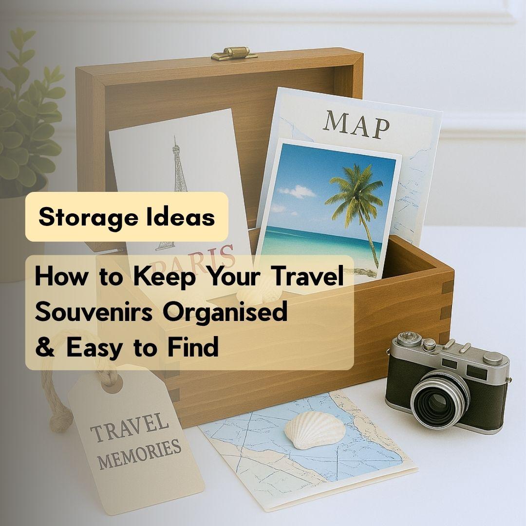 How to Keep Your Travel Souvenirs Organised & Easy to Find