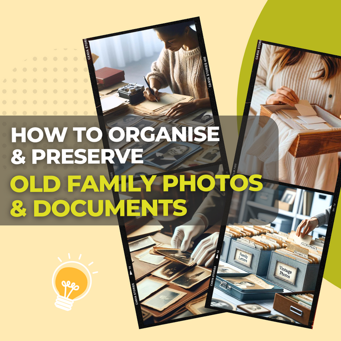 How to Organise & Preserve Old Family Letters, Photos & Documents: 8 Essential Tips