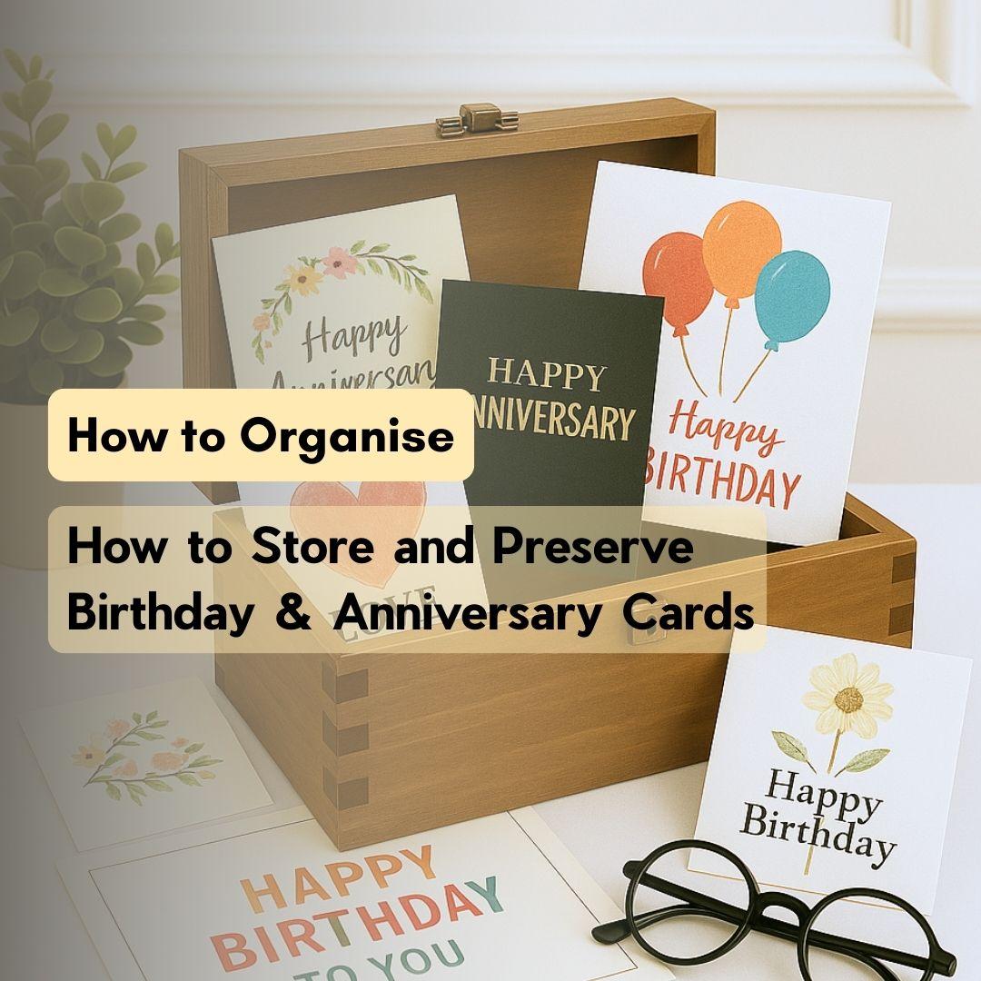 How to Store and Preserve Birthday & Anniversary Cards