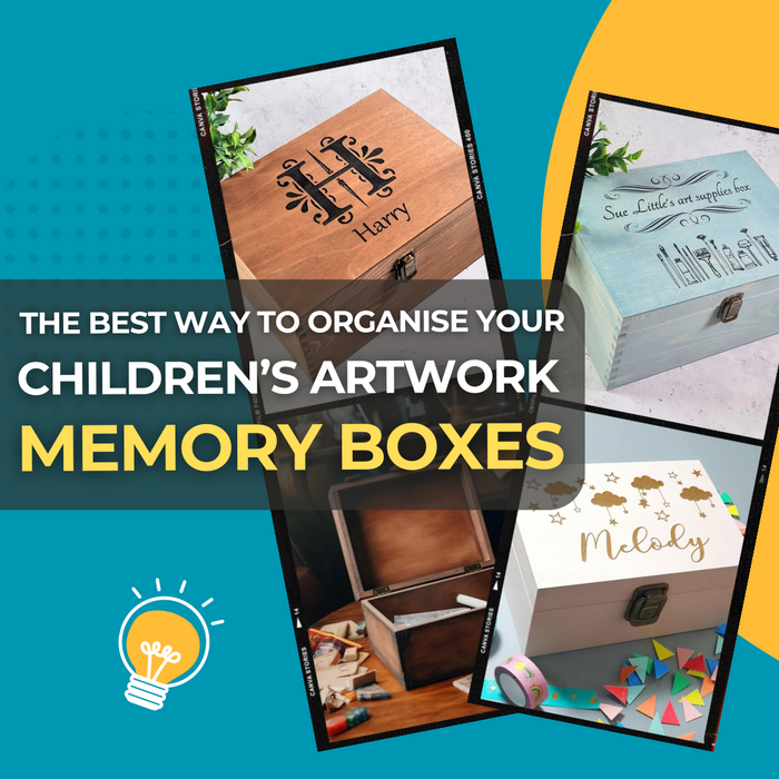 The Best Way to Organise Your Children's Artwork: Using a Memory Box