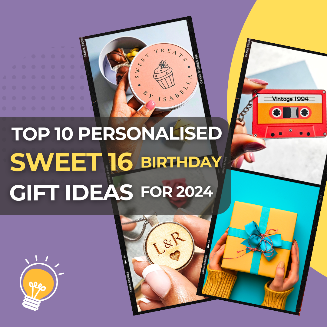Top 10 Personalised Sweet 16 Birthday Gift Ideas for 2024 I Make Memento