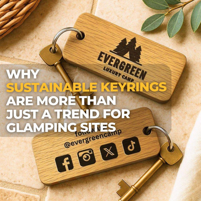 Why Sustainable Keyrings Are More Than Just a Trend for Glamping Sites