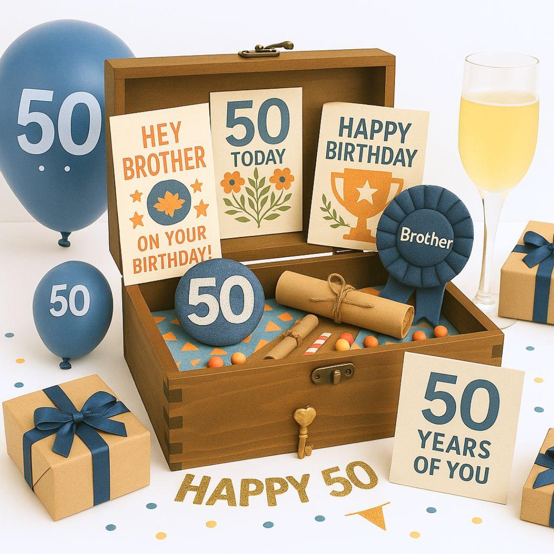 50th Birthday Gifts for Brother