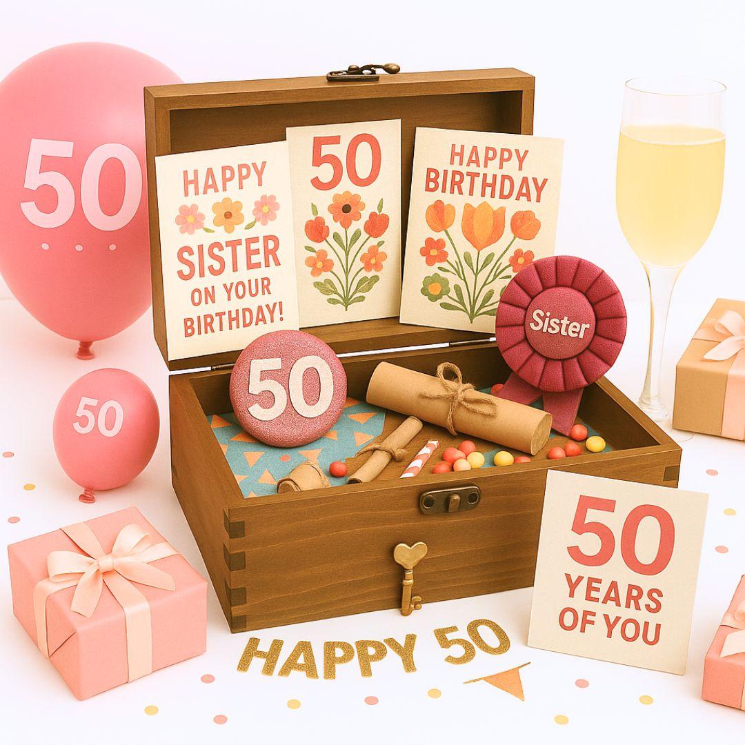 50th Birthday Gifts for Sister