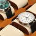 10 Grid Wooden Watch Box with Velvet Cushions – Solid Wood Watch Storage & Display Case