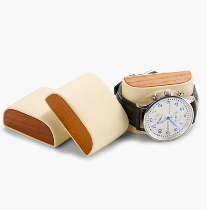 10 Grid Wooden Watch Box with Velvet Cushions – Solid Wood Watch Storage & Display Case