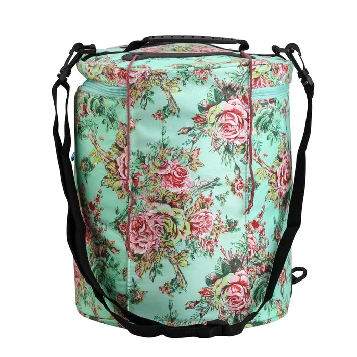 Large Knitting & Crochet Storage Bag with Lid – Yarn Organiser Tote for Needles, Hooks & Projects