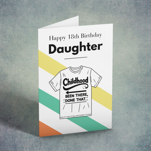 18th Birthday Card for Daughter | Adulthood Milestone | Digital Download