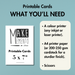 18th Birthday Funny Coffee Card | Adulting Fuel | Printable Download