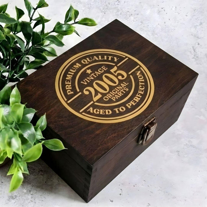 21st Birthday Gift for Son, Personalised Son 21st Memory Box, Born in 2005 Gift, Son 21st Keepsake, 21st Gift Box, 21 Year old Gift for Him