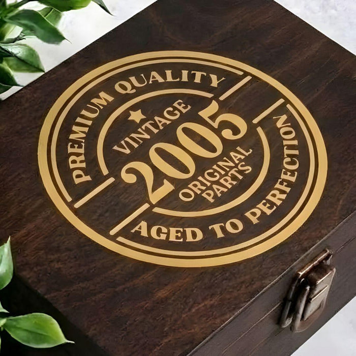 21st Birthday Gift for Son, Personalised Son 21st Memory Box, Born in 2005 Gift, Son 21st Keepsake, 21st Gift Box, 21 Year old Gift for Him