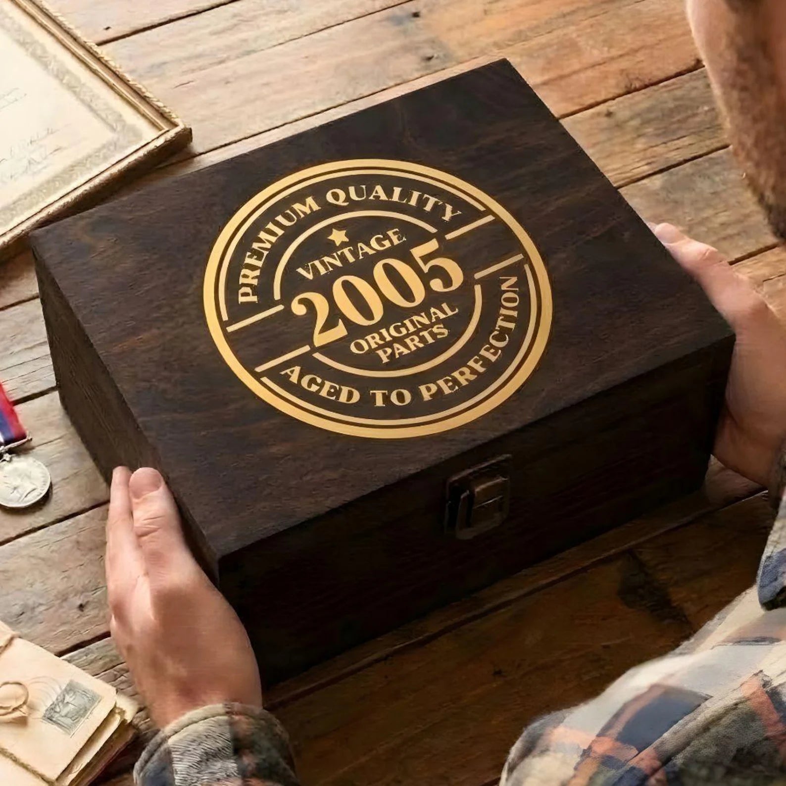 21st Birthday Gift for Son, Personalised Son 21st Memory Box, Born in 2005 Gift, Son 21st Keepsake, 21st Gift Box, 21 Year old Gift for Him