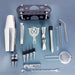 22 Piece Stainless Steel Cocktail Shaker Set with Stand | 750ml Bar Tools
