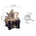 3-in-1 Vintage Ceramic Oil Incense Burner, Reed Diffuser & Tea Candle Warmer Set