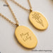 40th Birthday Gift for Sister, Personalised Birth Flower Necklace for Sister, 40th Birthday Necklace, Sister 40th Keepsake, Gold Birth Flower Pendant, 40th Gift for Her