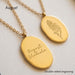 40th Birthday Gift for Sister, Personalised Birth Flower Necklace for Sister, 40th Birthday Necklace, Sister 40th Keepsake, Gold Birth Flower Pendant, 40th Gift for Her