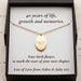 40th Birthday Gift for Sister, Personalised Birth Flower Necklace for Sister, 40th Birthday Necklace, Sister 40th Keepsake, Gold Birth Flower Pendant, 40th Gift for Her